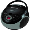 Emerson - Portable CD Player with AM/FM Stereo Radio and AUX Jack, Gray - 78-142760 - Mounts For Less
