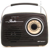 Emerson - Portable Retro Radio with Rechargeable Battery, Bluetooth 5.0 - 78-141298 - Mounts For Less