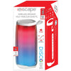 Escape - Portable Wireless Speaker with Microphone, FM Radio and Disco Lighting, White - - Mounts For Less