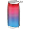 Escape - Portable Wireless Speaker with Microphone, FM Radio and Disco Lighting, White - - Mounts For Less