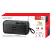 Escape - Solar Powered Rechargeable Bluetooth Speaker with FM Radio and Flashlight, Black - - Mounts For Less