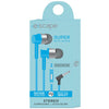 Escape - Stereo In-Ear Headphones, Noise Reduction, Integrated Microphone, Blue - - Mounts For Less