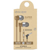 Escape - Stereo In-Ear Headphones, Noise Reduction, Integrated Microphone, Gold - - Mounts For Less