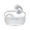 Escape - Wireless Ear Clip Headphones with Microphone and Charging Case, White - 80-BTOE699 - Mounts For Less