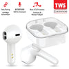 Escape - Wireless In-Ear Headphones with Microphone and Charging Case, White - - Mounts For Less