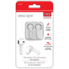 Escape - Wireless In-Ear Headphones with Microphone and Charging Case, White - - Mounts For Less