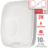 Escape - Wireless Wall Speaker with FM Radio and Integrated Microphone, White - - Mounts For Less