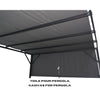 F. Corriveau International - Canopy Top for Pergola Hillcrest 10' x 12', Polyester Fabric, Grey, (Canopy Top Only) - 101-B101257-CAN-118 - Mounts For Less