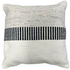 F. Corriveau International - Graphite Stripe Cushion, Indoor/Outdoor, 18" x 18" - 101-UPB18SQ-GRA-013 - Mounts For Less