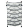 F. Corriveau International - Mineral Stripe Throw, Indoor/Outdoor, 50" x 60" - - Mounts For Less