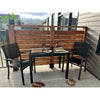 F. Corriveau International - Outdoor Ristorante Dining Table, Aluminum Frame - 101-KT2738L-003-F72 - Mounts For Less