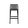 F. Corriveau International - Set of 4 Bar Height Chairs, Indoor/Outdoor, Black - - Mounts For Less