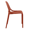 F. Corriveau International - Set of 4 Summer Dining Chairs, Indoor/Outdoor, Red Coral - - Mounts For Less