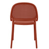 F. Corriveau International - Set of 4 Summer Dining Chairs, Indoor/Outdoor, Red Coral - - Mounts For Less
