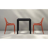 F. Corriveau International - Set of 4 Summer Dining Chairs, Indoor/Outdoor, Red Coral - - Mounts For Less