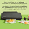 FoodSaver - Vacuum Sealer Machine for Food, Includes 1 Roll and 4 Bags, Black - - Mounts For Less