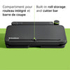 FoodSaver - Vacuum Sealer Machine for Food, Includes 1 Roll and 4 Bags, Black - - Mounts For Less