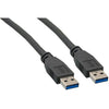 GlobalTone USB 3.0 cable Male A to Male A Blue 3 FT - 95-03466 - Mounts For Less