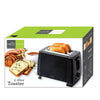 Hauz ATS936 - 2 Slice Toaster, Wide Slot, Crumb Tray, 750 Watts, Black - - Mounts For Less