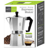 Hauz - Aluminum Espresso Coffee Maker, Compact Design, 6 Cup Capacity - - Mounts For Less