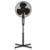 Hauz - Oscillating Pedestal Fan, 16" Diameter, 3 Speeds, Black - 80-PF1-16BK - Mounts For Less