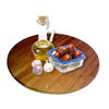 ITY International - Lazy Susan Turntable, 12.6" Diameter, Made of Bamboo - - Mounts For Less