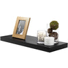 ITY International - Set of 3 Wall Mounted Floating Shelves, 31.5" x 9.25" x 1.5", Black - - Mounts For Less