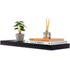 ITY International - Set of 3 Wall Mounted Floating Shelves, 31.5" x 9.25" x 1.5", Black - - Mounts For Less