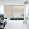ITY Olivia Stone - 22" X 84" Alternate Blinds Window Shade Cordless Beige - - Mounts For Less