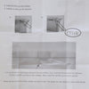 ITY Olivia Stone - 75" X 84" Alternate Blinds Window Shade Cordless White - - Mounts For Less