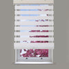 ITY Olivia Stone - Cordless 30" X 84" Alternate Shade Window Blind, Blackout Fabric, White - - Mounts For Less