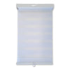 ITY Olivia Stone - Cordless 30" X 84" Alternate Shade Window Blind, Blackout Fabric, White - - Mounts For Less
