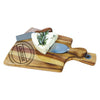 JS Gourmet - Acacia Wood Serving Board Set with 2 Cheese Tools - 76-7-99062 - Mounts For Less