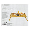 JS Gourmet - Foldable Lunch/Meal Tray, Made of Bamboo - 76-7-99090 - Mounts For Less