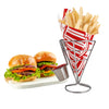 JS Gourmet - French Fries Holder with Condiment Container, Stainless Steel - 76-7-99080 - Mounts For Less