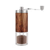 JS Gourmet - Manual Coffee Grinder with Adjustable Settings, Brown - 76-7-99114 - Mounts For Less