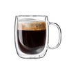 JS Gourmet - Set of 2 Double Walled Glass Mugs, 250ml Capacity - 76-7-99177 - Mounts For Less