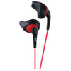 JVC - Gumy Sport Wired In-Ear Headphones, Black - 46-HA-EN10-B - Mounts For Less