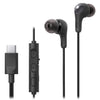 JVC HA-FR9UC-B - Gumy Connect Wired USB Type-C In-Ear Headphones With Built-in Remote Control and Microphone, Black - 46-HA-FR9UC-B - Mounts For Less