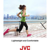 JVC - In-Ear Sports Headphones with Adjustable Ear Clip, Silver - 46-HA-EB75-SN - Mounts For Less