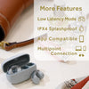 JVC - Nearphones Wireless Headphones with Charging Case and Built-in Microphone, Grey - - Mounts For Less