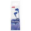 JVC - Wired In-Ear Headphones, Gumy Plus, Blue - 46-HA-FX7-AN - Mounts For Less
