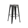 Jessar - Baltimore Collection Counter Stools, Set of 4, Black - 76-6-01559x4 - Mounts For Less