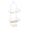 Jessar - Hanging Holder for Shower Accessories, Silver - - Mounts For Less
