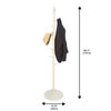 Jessar - Hook/Coat Rack, 40cm x 40cm x 173cm, White - - Mounts For Less