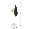 Jessar - Hook/Coat Rack, 40cm x 40cm x 173cm, White - 76-6-01635 - Mounts For Less