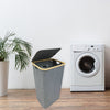 Jessar - Laundry Basket with Inner Bag and Lid, Grey - - Mounts For Less