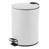 Jessar - Pedal Bin, 12 Liter Capacity, Soft Close, White - - Mounts For Less