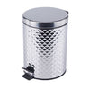 Jessar - Pedal Bin, 5 Liter Capacity, Soft Close, Silver - - Mounts For Less