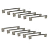 Jessar - Set of 12 Cabinet Handles, 128mm Height, From the Soho Collection, Silver - 76-40310X6 - Mounts For Less